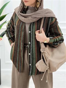 شکت گلیمی زنانه سبز مناسب محل کار