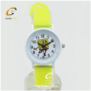 ساعت بچگانه با طرح باب اسفنجی