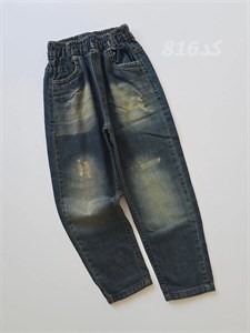 شلوار مام استایل جین سایز بزرگ (816) 8تا15 سال