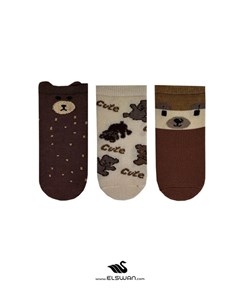 پک جوراب ساق‌دار بچگانه cute bear