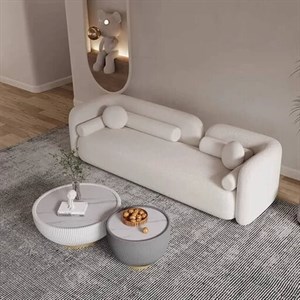 مبل راحتی 8 نفره شاهان دکور مدل مینیمال کد 02 مبلمان آپادانا مدل 614708