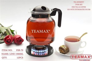قوری پیرکس بزرگ لاین TEAMAX