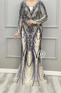 پیراهن بلند نلین 7099