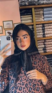 روسری مجلسی کوپرا دور نگین قواره 110