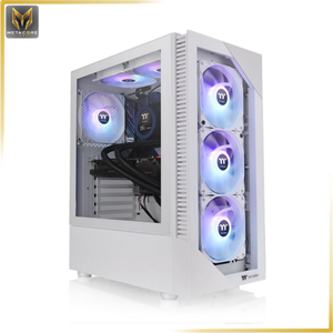 کیس کامپیوتر ترمالتیک مدل VIEW 200 TG ARGB Chassis Snow White