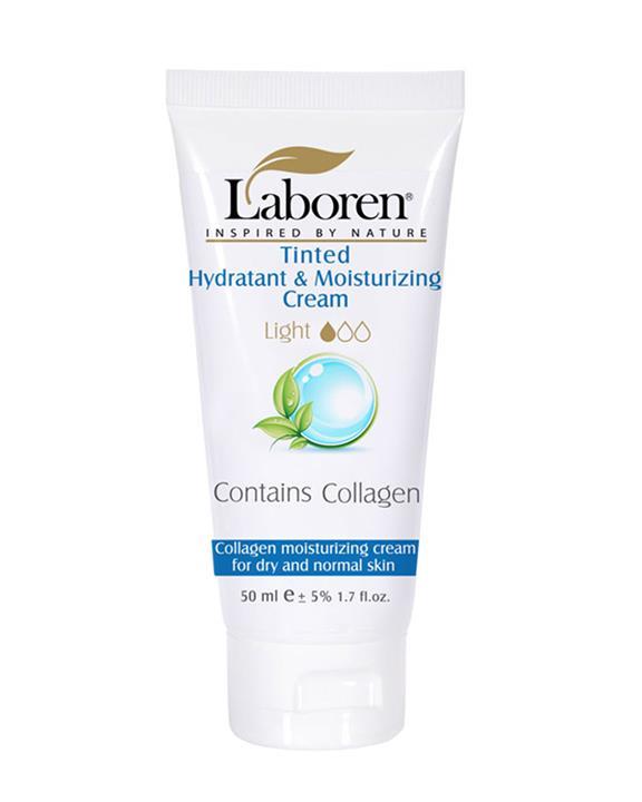 کرم مرطوب کننده رنگی لابورن حاوی کلاژن مناسب پوست خشک و معمولی 50 میل-روشن
