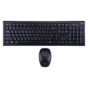کیبورد و ماوس بی سیم هترون مدل HKCW130، سوییچ ممبران، Full-Size