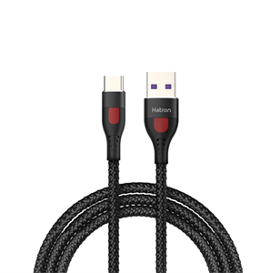 کابل USB به USB-C هترون مدل HC303HB طول 1 متر