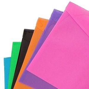 پوشه پلاستیکی دکمه دار سایز A4