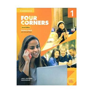 Four Corners 1 2nd+SB+WB+DVD تحریر رحلی Four Corners 2nd edition 1