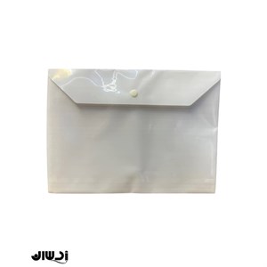 پوشه دکمه دار سفید سایز A4