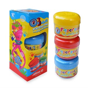 رنگ انگشتی ۳ رنگ آریا