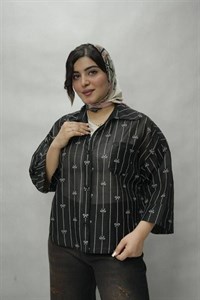 شومیز شیشه ای پاپییونی کد 103