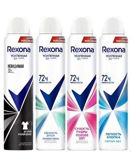 اسپری ضد تعریق زنانه رکسونا Rexona روسی حجم 200 میلی لیتر