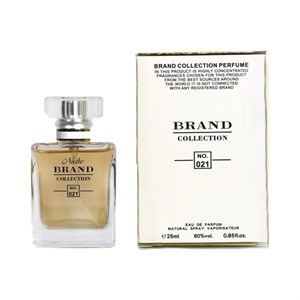 عطر جیبی زنانه برند کالکشن کد 021 رایحه شنل کوکو مادمازل حجم 25 میلی لیتر