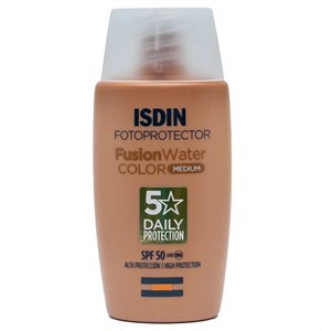 ضد آفتاب رنگی فیوژن واتر مدیوم SPF50 ایزدین 50 میلی لیتر
