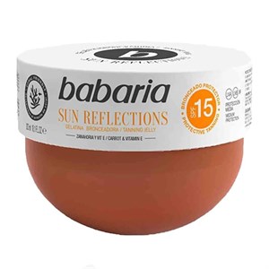 ژلاتین برنز SPF15 باباریا مدل TANNING JELLYحاوی عصاره هویج حجم 300 میلی لیتر