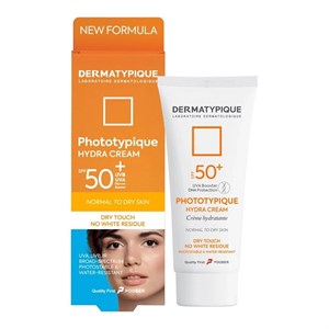 کرم ضد آفتاب بی رنگ پوست خشک درماتیپیک SPF50 حجم 50 میلی لیتر