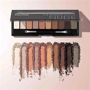 پالت سایه 10 رنگ فلورمار مدل NUDE