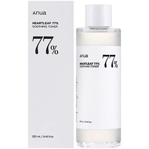 تونر تسکین دهنده و آبرسان 77% آنوا حجم 250 میلی لیتر