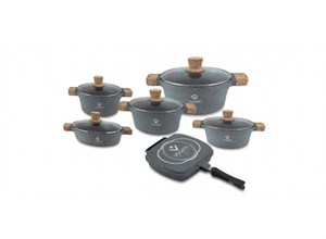 سرویس قابلمه گرانیتی 12 پارچه وگاتی Vegati SOS-12 granite pot set