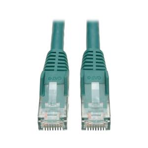 Tripp Lite Cat6 Gigabit Snagless Molded Patch Cable RJ45 Green 10 ft. N201 010 GN 