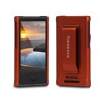 iPod Nano 7 case,Tranesca iPod Nano 7th & 8th Generation Rubber Cover Shell case with Belt Clip - Coral Red