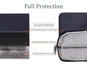 15.6 Inch Waterproof Laptop Briefcase with Handle Handbag for Acer Aspire Chromebook Dell Inspiron HP Pavilion ASUS F555LA Toshiba Lenovo MSI GL62M Carrying Case Navy Blue 