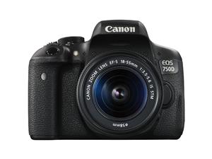 کانن Canon EOS 750D 18 55mm IS STM T6i Digital SLR Camera with is 32GB Pixi Starter Accessory Bundle 