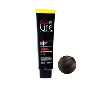 رنگ مو بدون آمونیاک اولیا لایف Olia life سری طبیعی شماره 1.0 حجم 100 میل مشکی