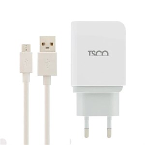 شارژر دیواری فست شارژ تسکو (Tsco) مدل TTC 59 به همراه کابل شارژ microUSB