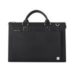 Moshi Urbana Briefcase – Slim Laptop Case, Messenger Bag with Shoulder Strap, for 13-15" laptops/iPad - Slate Black