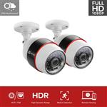 EZVIZ Husky All-in-One Wi-Fi Security Camera System, 2 Camera Kit, Full 1080p HD, 60ft Power Cables, Works with Alexa (Wi-Fi Connectivity - 2.4GHz Only)