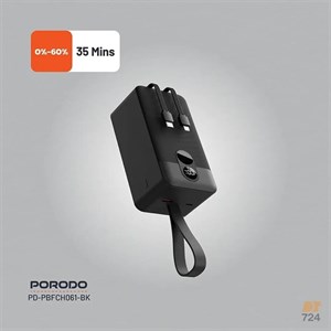 پاوربانک 50000 به همراه کابل متصل پرودو PDPBFCH061