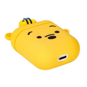 iFiLOVE Airpods Case, Cute Cartoon Silicone Headphone Shockproof Protective Compatible with Apple Airpods Charging Case Cover (Bear) 