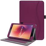 Fintie Case for Samsung Galaxy Tab A 8.0 2017 Model T380/T385, Multi-Angle Viewing Stand Cover with Auto Sleep/Wake for Galaxy Tab A 8.0 Inch SM-T380/T385 2017 Release, Purple