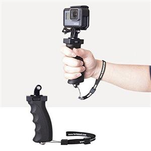 Fantaseal Ergonomic Camera Grip Mount Compatible with Nikon Canon Sony DSLR Camera Camcorder+ GoPro Hero6 5/4/3/Session Sony Garmin Virb SJCAM Action Camera Hand Grip Stabilizer Handle Holder 