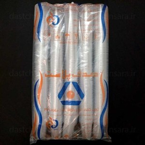 لیوان یکبار مصرف 180 سی‌سی شفاف صدفبسته 500 عددی اقتصادی