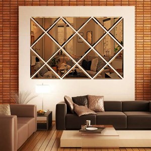 آینه دکوراتیو تجسم مدل FIROZEH