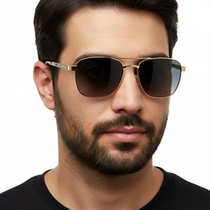 عینک آفتابی لویی ویتون دو پل فلزی یونیسکس یووی 400