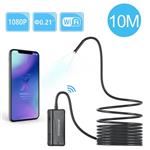 Wireless Endoscope, TODSKOP 5.5mm WiFi Borescope 1080P Semi-Rigid Waterproof Inspection Camera, 2.0MP HD Snake Pipe Camera for Android and iOS Smartphone, iPhone, Samsung Tablet PC (33FT)