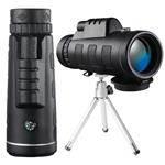 Monocular Telescope Scope with BAK4 Prism, Rotating Eye Mask, Multi-Green Coated Lens for Bird Watching