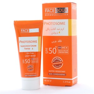 کرم ضد آفتاب بژ روشن فاقد چربی فیس دوکس SPF50