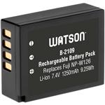 Watson NP-W126 Lithium-Ion Battery Pack (7.4V, 1120mAh) -Replacement for Fujifilm NP-W126 Mirrorless:X-E1, X-Pro 1FinePix:, HS30EXR, HS35EXR, HS50EXR