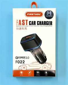 شارژر فندکی فست شارژ FIRSTYOU مدل F022