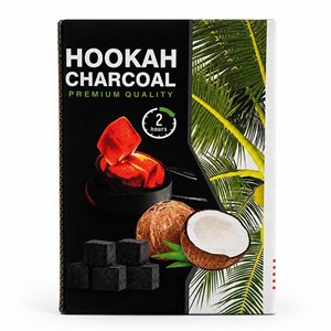 زغال هوکاه مدل نارگیل حبه ای وزن ۱ کیلوگرم