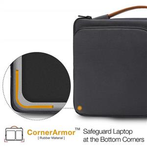 tomtoc 360 Protective Laptop Sleeve for 13 Inch New MacBook Air with Retina Display A1932 A1989 A1706 A1708 Microsoft Surface 5 4 Water Resistant Briefcase 