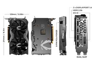 ZOTAC GeForce RTX 2070 Mini 8GB GDDR6 Graphics Card Graphic Cards ZT-T20700E-10P 