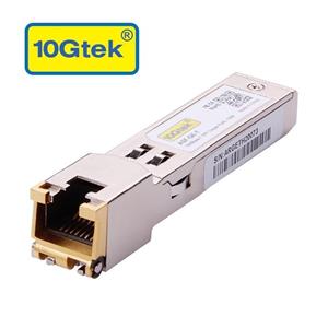 SFP to RJ45 Copper Module - 1000BASE-T Mini-GBIC Gigabit Transceiver for Ubiquiti UF-RJ45-1G, D-Link, Supermicro, Netgear, TP-Link, Broadcom, Linksys, up to 100m 