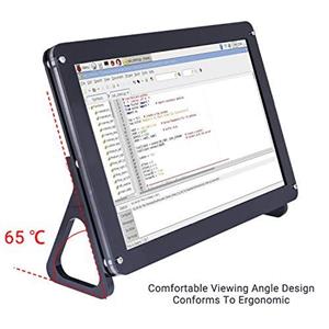 Raspberry Pi 3 Screen 10.1’’ IPS - SunFounder 10.1 Inch HDMI IPS LCD Monitor Display High Resolution 1280×800 Camera Holder Stand for Raspberry Pi 3 Model B, 2 Model B, and 1 Model B+ 